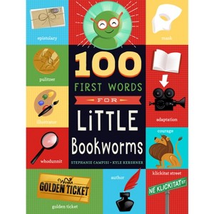 100 First Words for Little Bookworms - by  Stephanie Campisi (Board Book) - 1 of 1