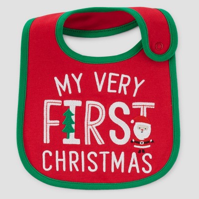 my first christmas bib