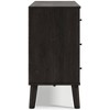 Signature Design by Ashley Contemporary Piperton Dresser, Two-tone Brown/Black - 4 of 4