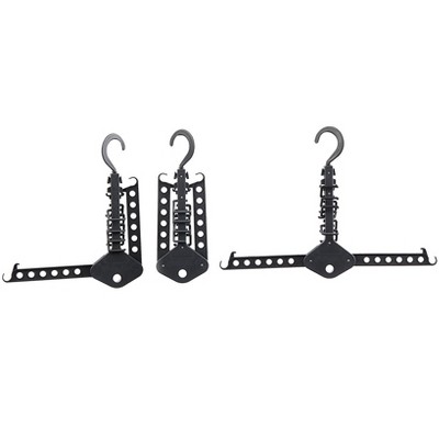The Lakeside Collection Set of 3 Retractable Folding Hanger Racks 1 Pieces
