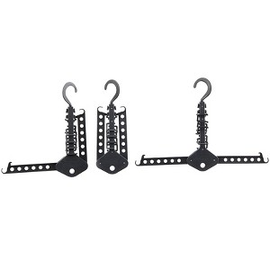 The Lakeside Collection Set of 3 Retractable Folding Hanger Racks 1 Pieces - 1 of 2