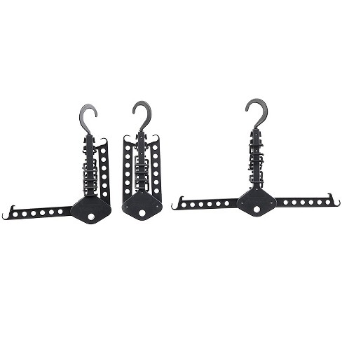 The Lakeside Collection Set Of 3 Retractable Folding Hanger Racks 1 ...