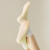 Alilang Women's Gradient Color Athletic Crew Socks Non Slip Silicone Cushioned Sole for Yoga Jogging 2 Pairs - 3 of 4