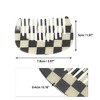 Unique Bargains Anti-Static Pocket Size Wide Tooth for Thick Curly Hair Detangling Comb 1 Pc - 4 of 4