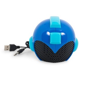 Toynk Rockman Mega Man Helmet Themed USB Powered Wired Multimedia Portable Speaker - 1 of 4