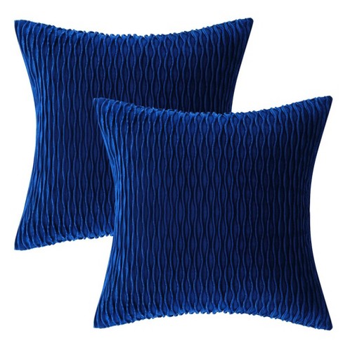 18 x 18 best sale navy blue pillow covers