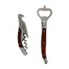 French Home Laguiole 2pc Bottle Opener Bar Set with Pakkawood Handle - 2 of 4