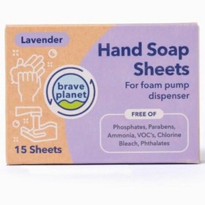 Brave Planet Foaming Handsoap Refill Sheets - Lavender or Fragrance-Free - 1 of 4
