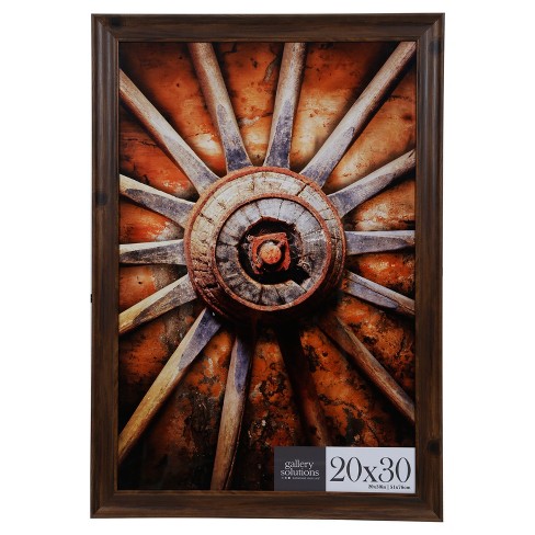 Aan het liegen Voorwaarden Interesseren 23.1" X 33.1" Matted To 20" X 30" Large Wall Frame Walnut - Nielsen : Target