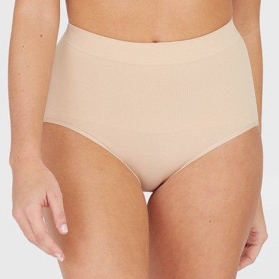 Assets By Spanx Women's All Around Smoother Briefs - Very Black 1x