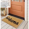Gardenised Heavy Duty Coco Coir Doormat with Non Slip PVC Baking Embossed Welcome Design Coconut Fiber Floor Mat 18x30" - 2 of 4