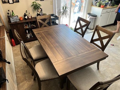 Moriville dining table and deals 4 chairs set