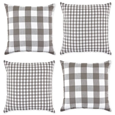 Black and white gingham hotsell throw pillows