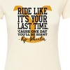 Women's - Yellowstone - Ride Like It's Your Last Time Fitted Graphic T-Shirt - 2 of 4