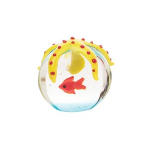 Beachcombers Starfish Fish Globe Ornament - 1 of 1