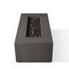 Caraga Casual Rectangle Propane Fire Table Carbon - Jensen Co.: Outdoor Pit, Rust-Resistant, 60" Width - 4 of 4