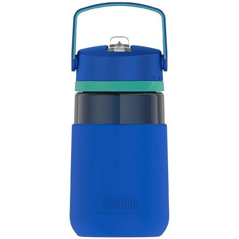 Thermos 12 Oz. Kid's Tritan Hydration Bottle W/ Straw And Silicone Sleeve -  Blue : Target