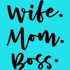 Men's Design By Humans Wife. Mom. Boss. By TheBlackCatPrints T-Shirt - 2 of 2