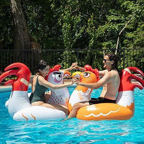 Inflatable fashion pool float