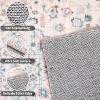 Vintage Floral Runner Rug - Washable Non-Slip Low Pile Hallway Carpet, Oriental Design Indoor Mat - 3 of 4