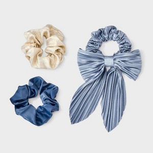 Hair Twister Set 3 pk - A New Day™ Blue - 1 of 3