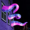 Joyfy 3 Pcs Halloween Inflatable Giant Octopus Tentacle with Build-in LEDs Broke Out from Window, Blow Up for Halloween Window Decoration - 4 of 4