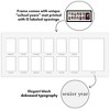 Americanflat 9x22 School Picture Frame Pre-K to 12 - Fits Twelve 2.5x3.5 Photos and One 5x7 Photo -- K-12 Picture Frame for Wall Display - Black - 4 of 4