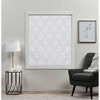 Marseilles Damask Blackout Roman Curtain Shades - Exclusive Home - image 2 of 3