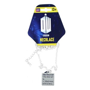 BBC Doctor Who "Mad Man With A Box" Pendant Necklace - 1 of 2