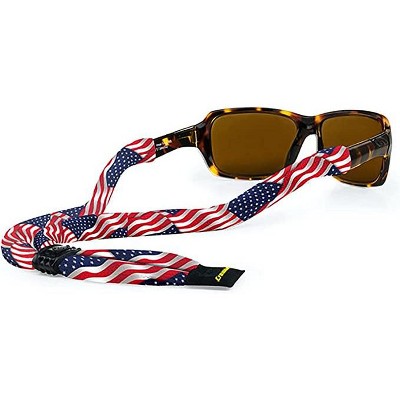 Croakies Print Suiters United States Flag XL 2-Pack|Made in the USA|Unisex Design|Washable|Adjustable