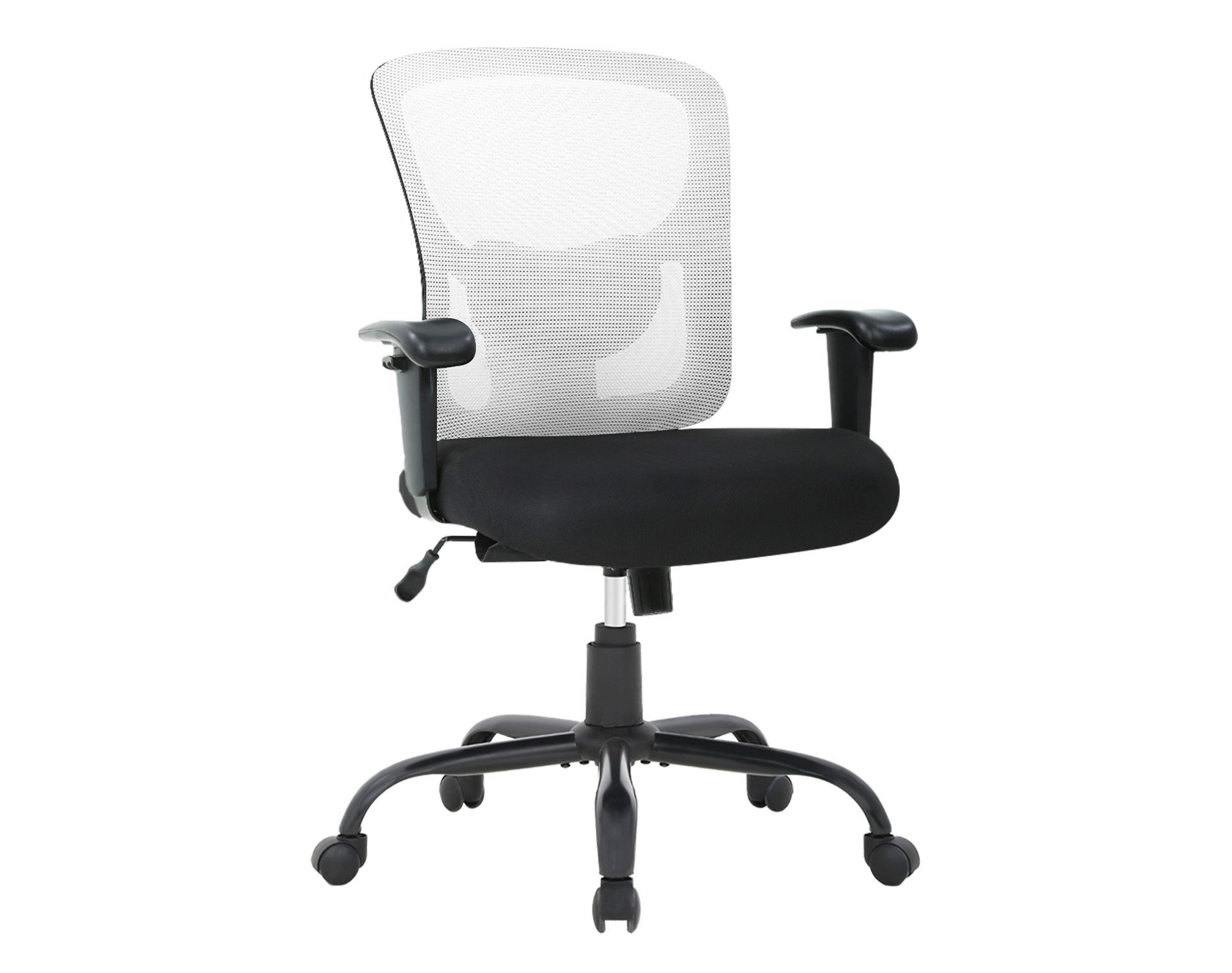 BestMassage Big and Tall Office Chair with Lumbar Support Wide Seat High Back Task Chair 500lbs Computer Chair, White