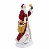 Roman 9.5 Inch Berry Santa Figurine Christmas Figurine , Lightweight Christmas Decor Santa Bell Lantern (1PC) - 4 of 4
