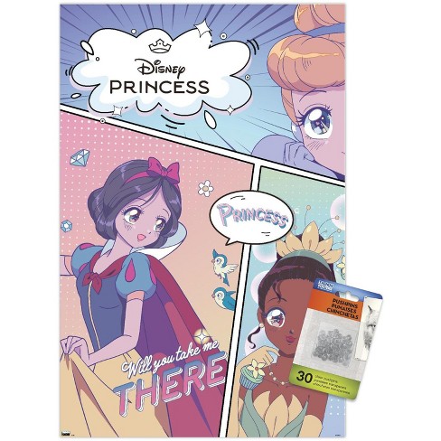 Trends International Disney Princess: Manga - Faces Unframed Wall Poster Prints - image 1 of 4