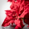 29"H Sullivans Artificial Red Poinsettia Spray, Indoor Christmas Decor - 2 of 3