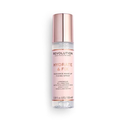 Makeup Revolution Hydrate & Fix Fixing Spray - 3.38 Fl Oz : Target