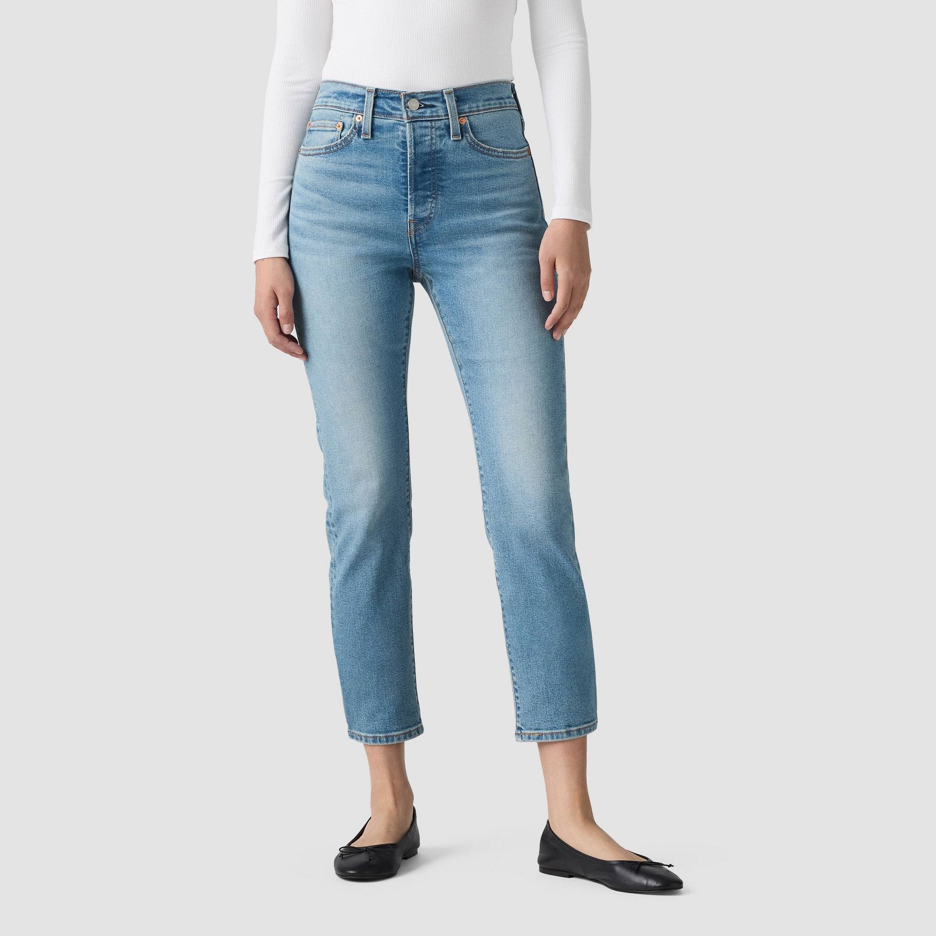 Levi's® Women's Wedgie Straight Pants Medium Wash 30