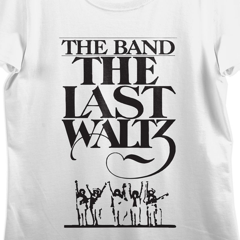 The Band The Last Waltz Crew Neck Short Sleeve White Women's T-shirt, 2 of 3