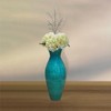 Uniquewise 20.5" Contemporary Bamboo Floor Flower Unique Shape Vase for Dining, Living Room, Entryway Decoration - 3 of 4
