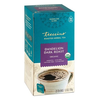 Teeccino Dandelion Dark Roast Herbal Tea