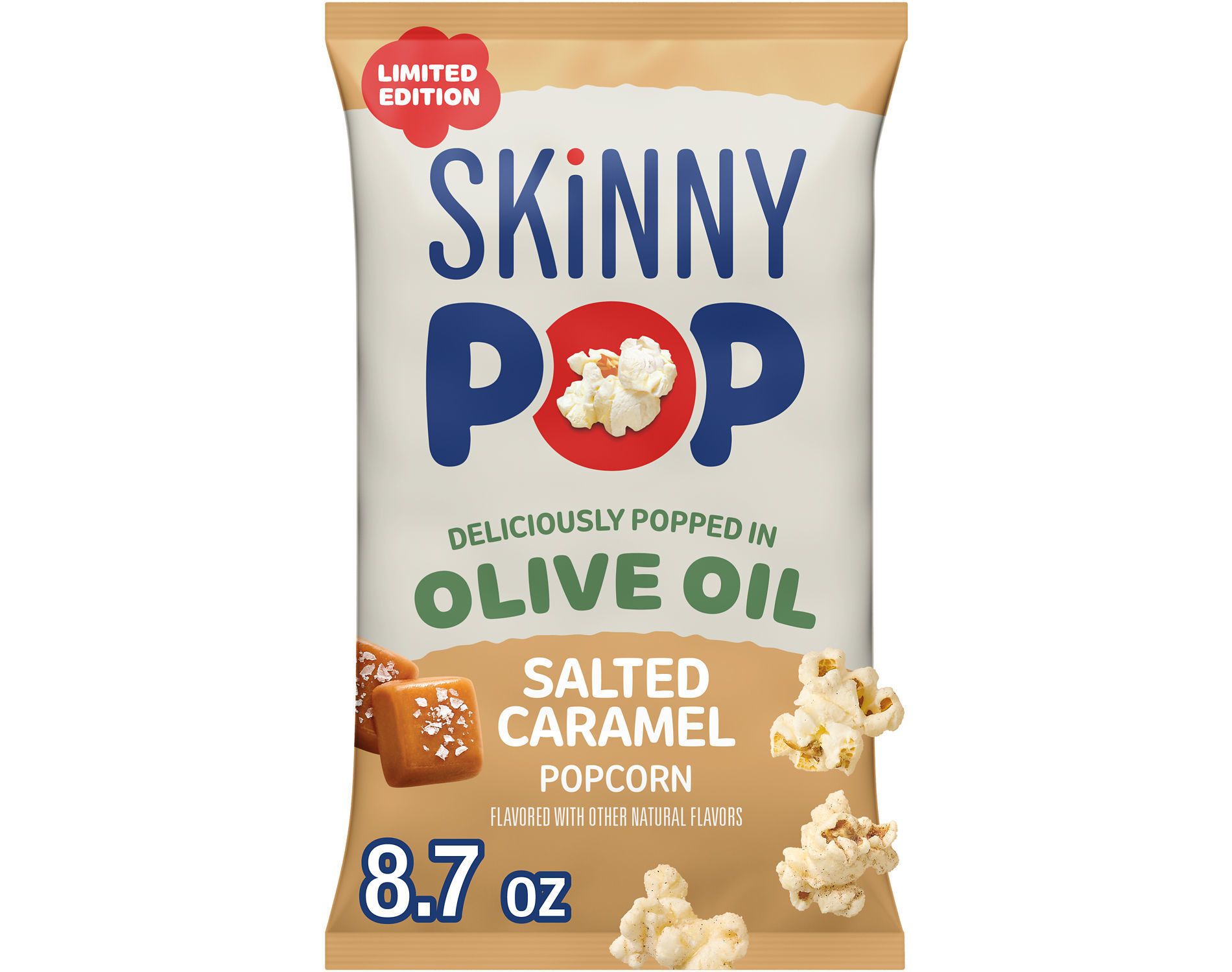 SkinnyPop Salted Caramel Olive Oil Popcorn - 8.7oz