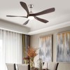 YIYIBYUS 52In Reversible 6-Speed with ABS Blades Chandelier Ceiling Fan, 3 Color Changed - 3 of 4
