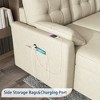AMERLIFE Sectional Sofa with Double Storage Chaise,Reversible Pull Out Couch for Living Room - 4 of 4