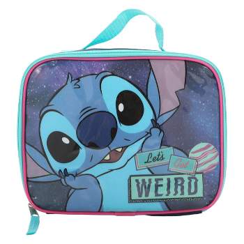 Disney Lilo Stitch Kids School 9.5×8 Lunch Bag Snack Tote Lunchbox  Insulated