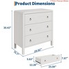 Bedroom 3/5 Drawer Dresser for Bedroom, Chest of Drawers, Closet Dresser Storage Cabinet Organizer - 2 of 4