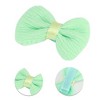 Unique Bargains Women's Cute Flowers Bow Hair Clips Light Green 8 Pcs - 3 of 3