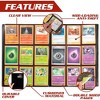 Monster Binder - 9 Pocket Trading Card Album - Matte Blue (Anti-Theft Pockets Hold 360+ Yugioh, Pokemon, Magic The Gathering Cards) - 4 of 4