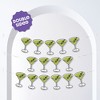 Big Dot of Happiness Martini Garland Banner, A Tini Bit Older Banner, Bachelorette Party Decor, 30 Feet Cord, 15 Double-Sided Dirty Martini Glasses - 2 of 4