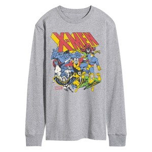 Men's - Marvel - X-Men Group Logo Long Sleeve Graphic T-Shirt - 1 of 3