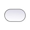 Elegant Lighting Metal Frame Oval Mirror 24x40 - 3 of 4