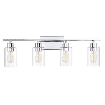 Savoy House Lambert 4 - Light Vanity in  Polished Chrome
